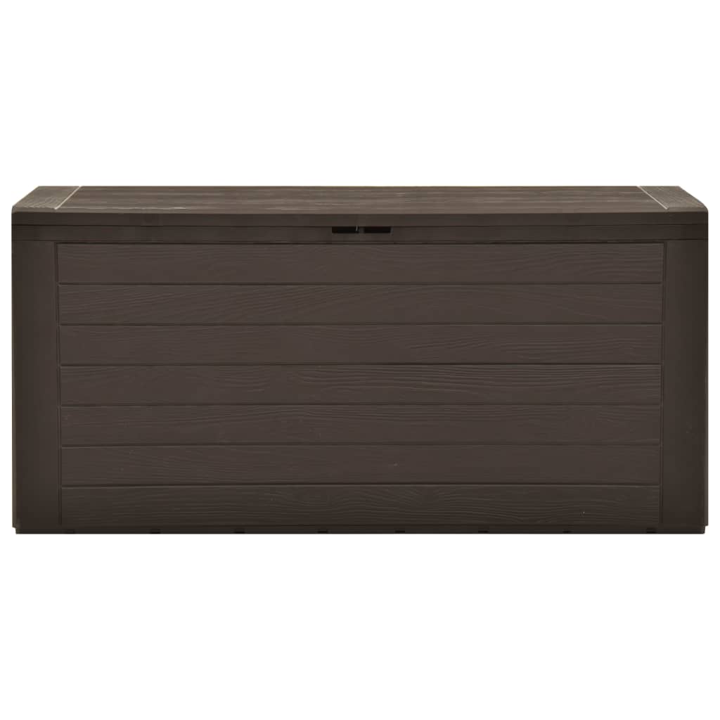 Putekasse brun 116x44x55 cm