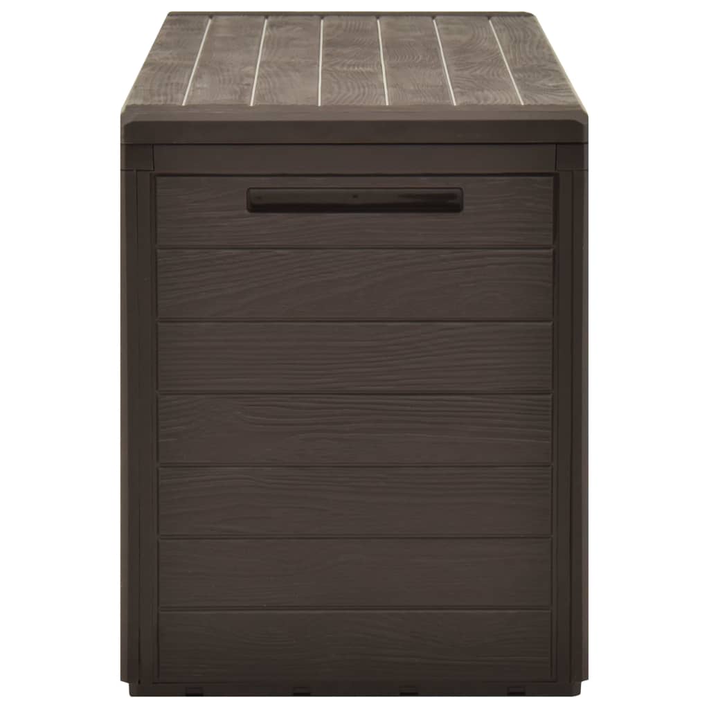 Putekasse brun 116x44x55 cm