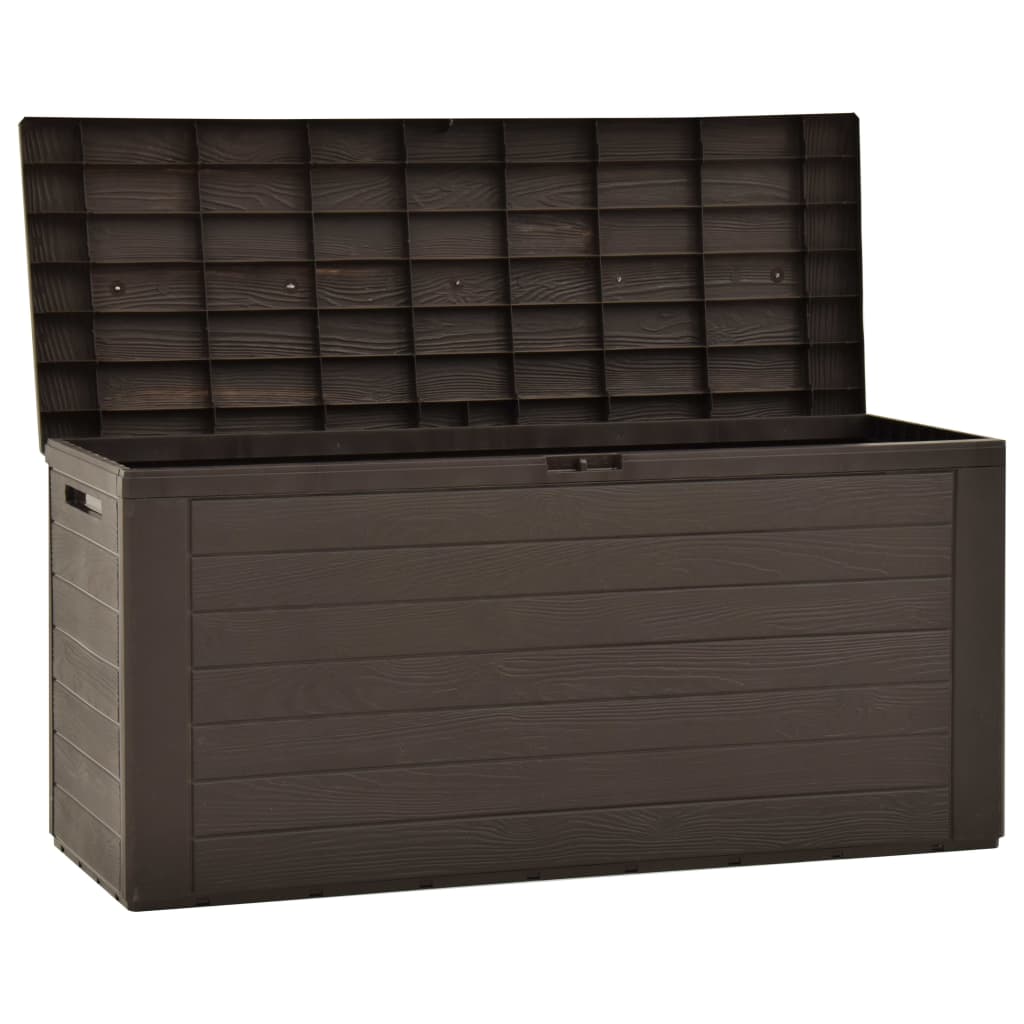 Putekasse brun 116x44x55 cm