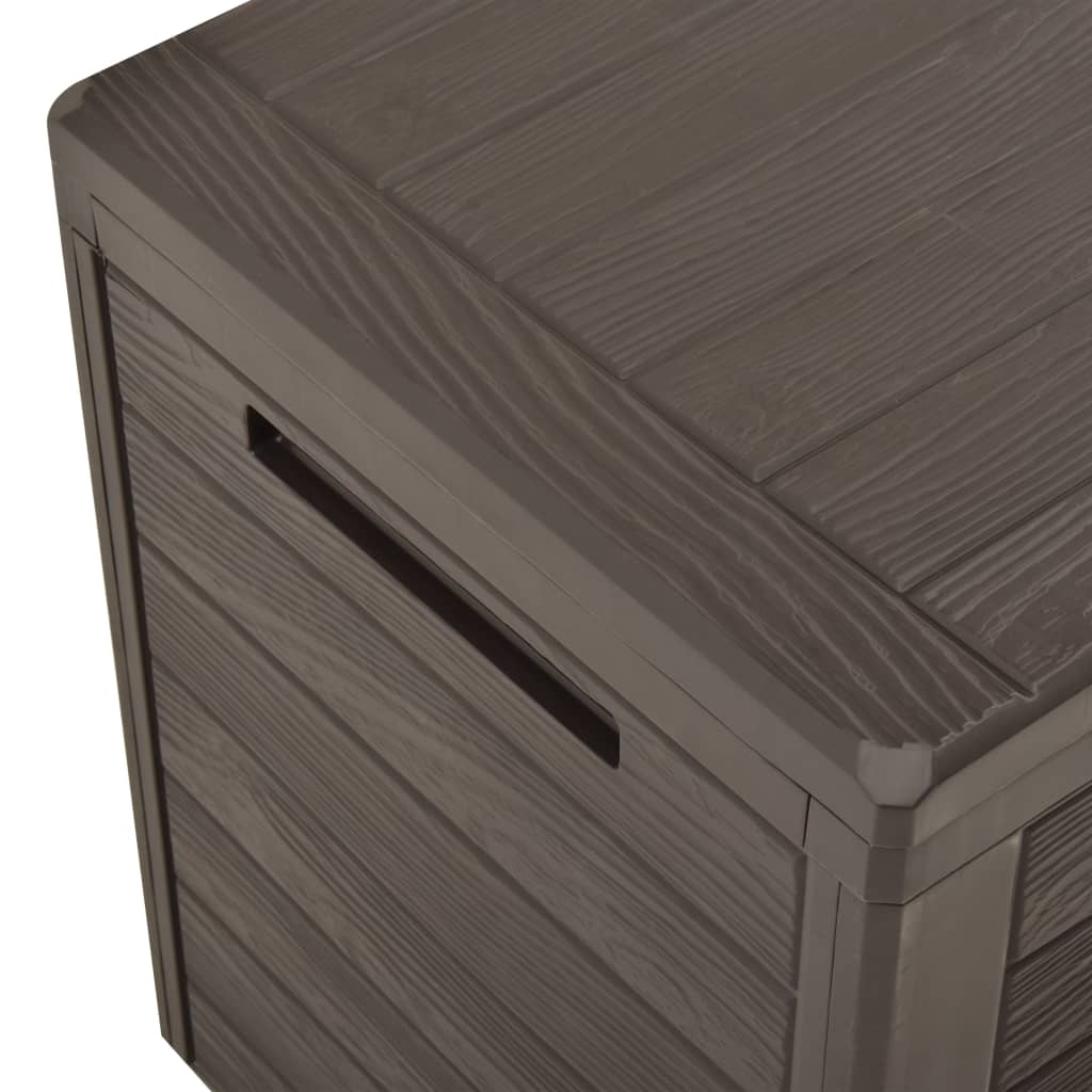 Putekasse brun 116x44x55 cm