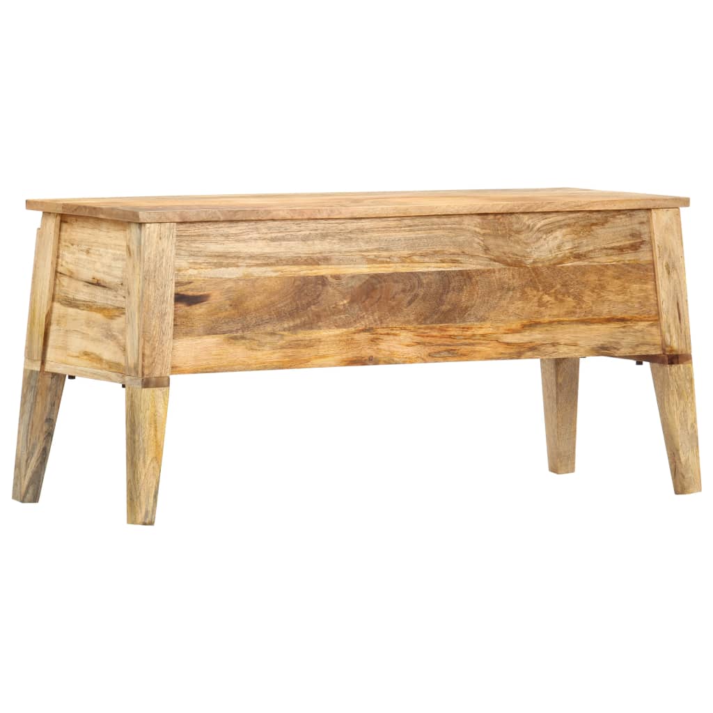 Oppbevaringsboks 99x35x48 cm heltre mango vidaXL