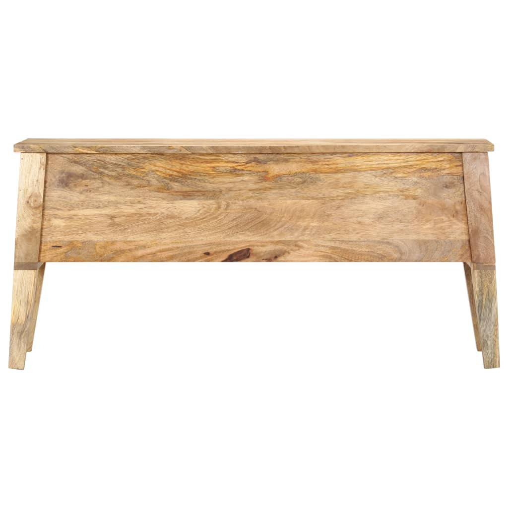 Oppbevaringsboks 99x35x48 cm heltre mango vidaXL