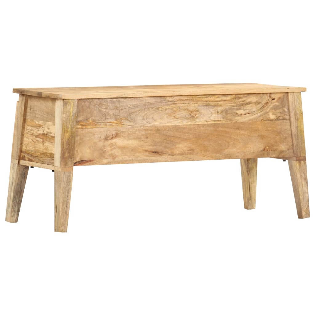 Oppbevaringsboks 99x35x48 cm heltre mango vidaXL