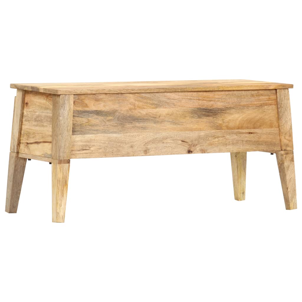 Oppbevaringsboks 99x35x48 cm heltre mango vidaXL