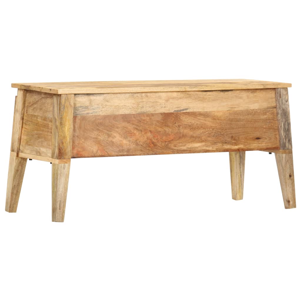 Oppbevaringsboks 99x35x48 cm heltre mango vidaXL