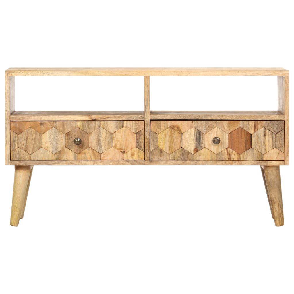 TV-benk 90x30x50 cm heltre mango
