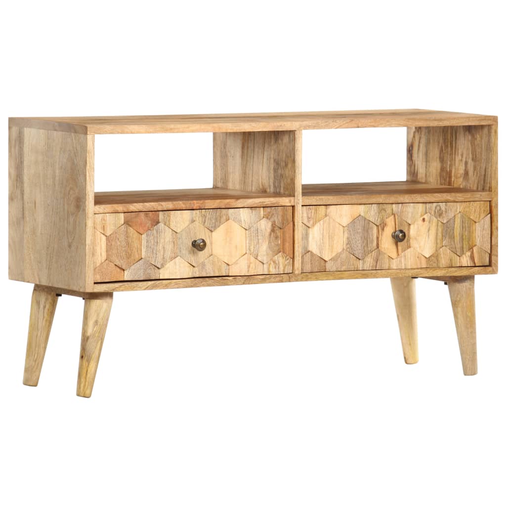 TV-benk 90x30x50 cm heltre mango