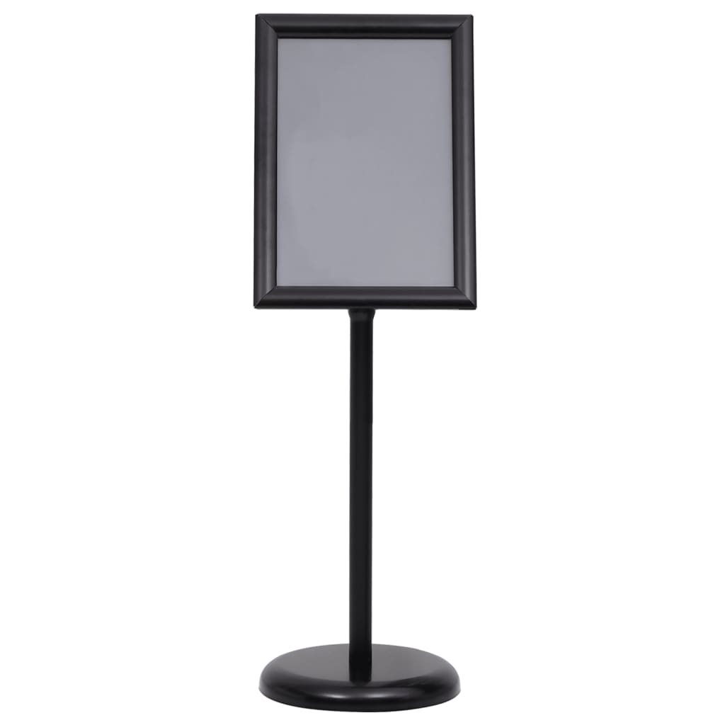 Plakatstativ A3 svart aluminiumslegering