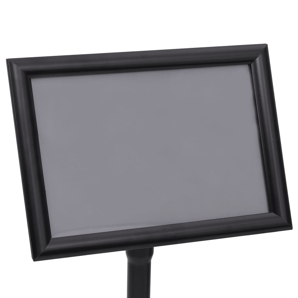 Plakatstativ A3 svart aluminiumslegering