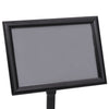Plakatstativ A3 svart aluminiumslegering