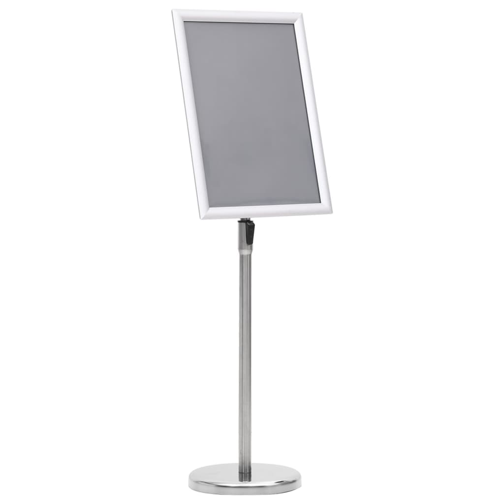 Plakatstativ A3 sølv aluminiumslegering