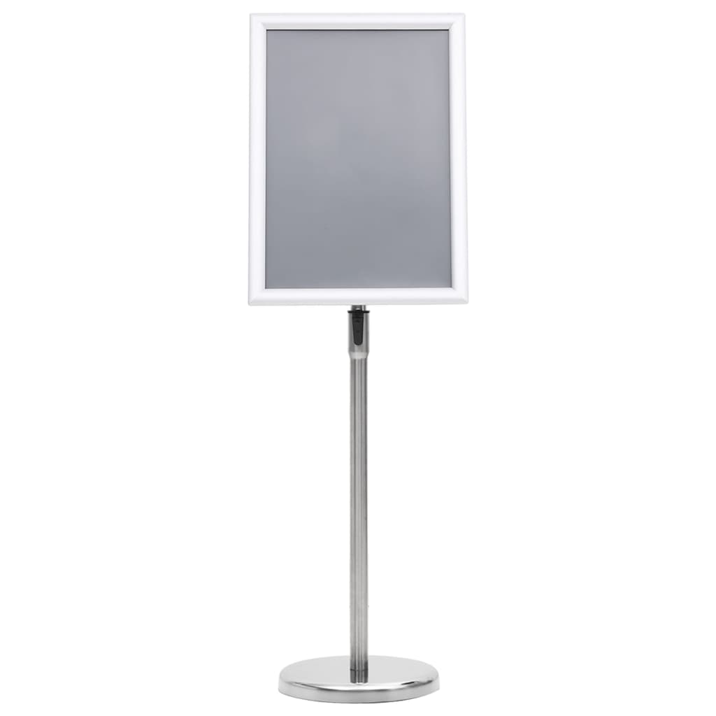 Plakatstativ A3 sølv aluminiumslegering
