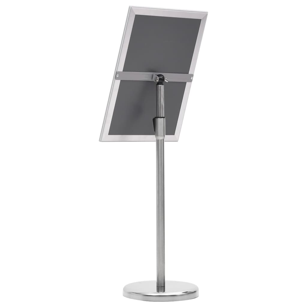 Plakatstativ A3 sølv aluminiumslegering