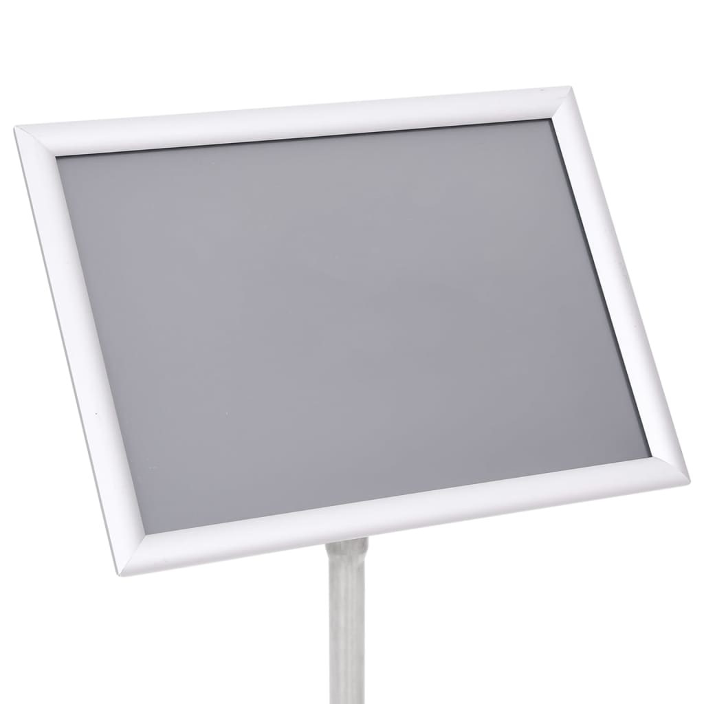 Plakatstativ A3 sølv aluminiumslegering