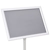 Plakatstativ A3 sølv aluminiumslegering