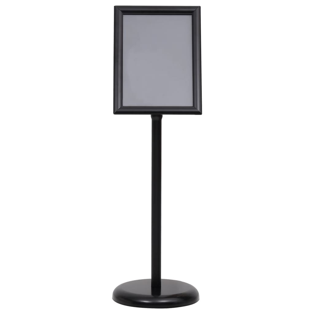 Plakatstativ A4 svart aluminiumslegering