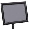 Plakatstativ A4 svart aluminiumslegering