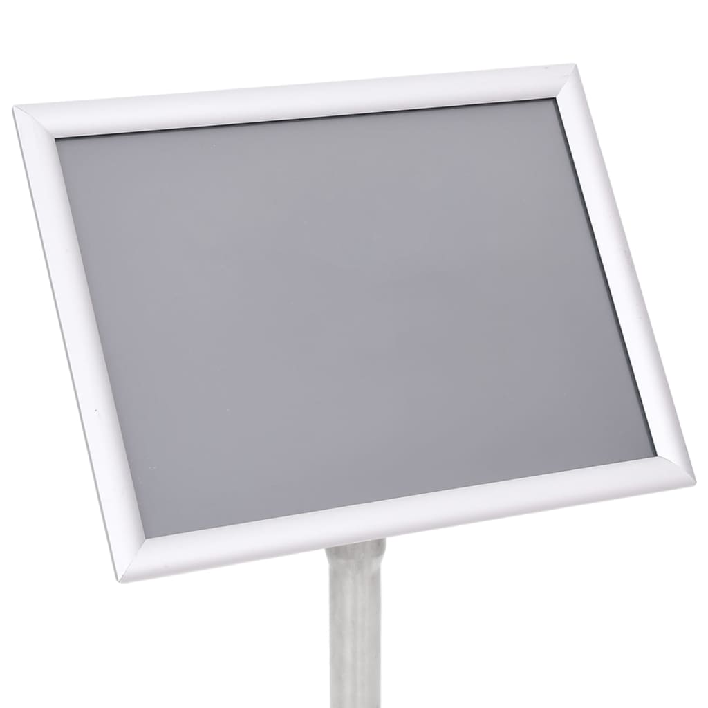 Plakatstativ A4 sølv aluminiumslegering