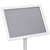 Plakatstativ A4 sølv aluminiumslegering
