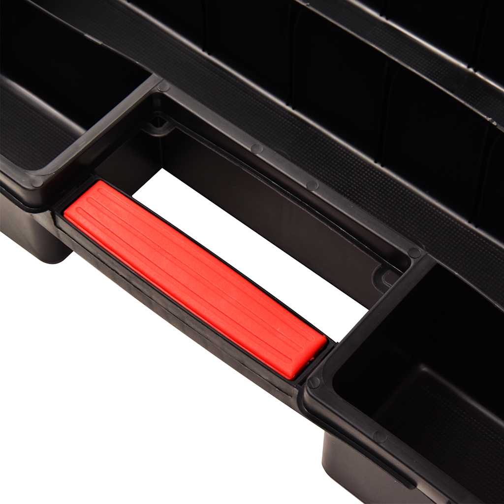 Sorteringsbokser 2 stk justerbare avdelere 460x325x80 mm plast