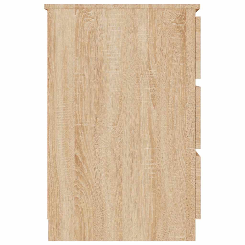 Skrivebord sonoma eik 140x50x77 cm konstruert tre