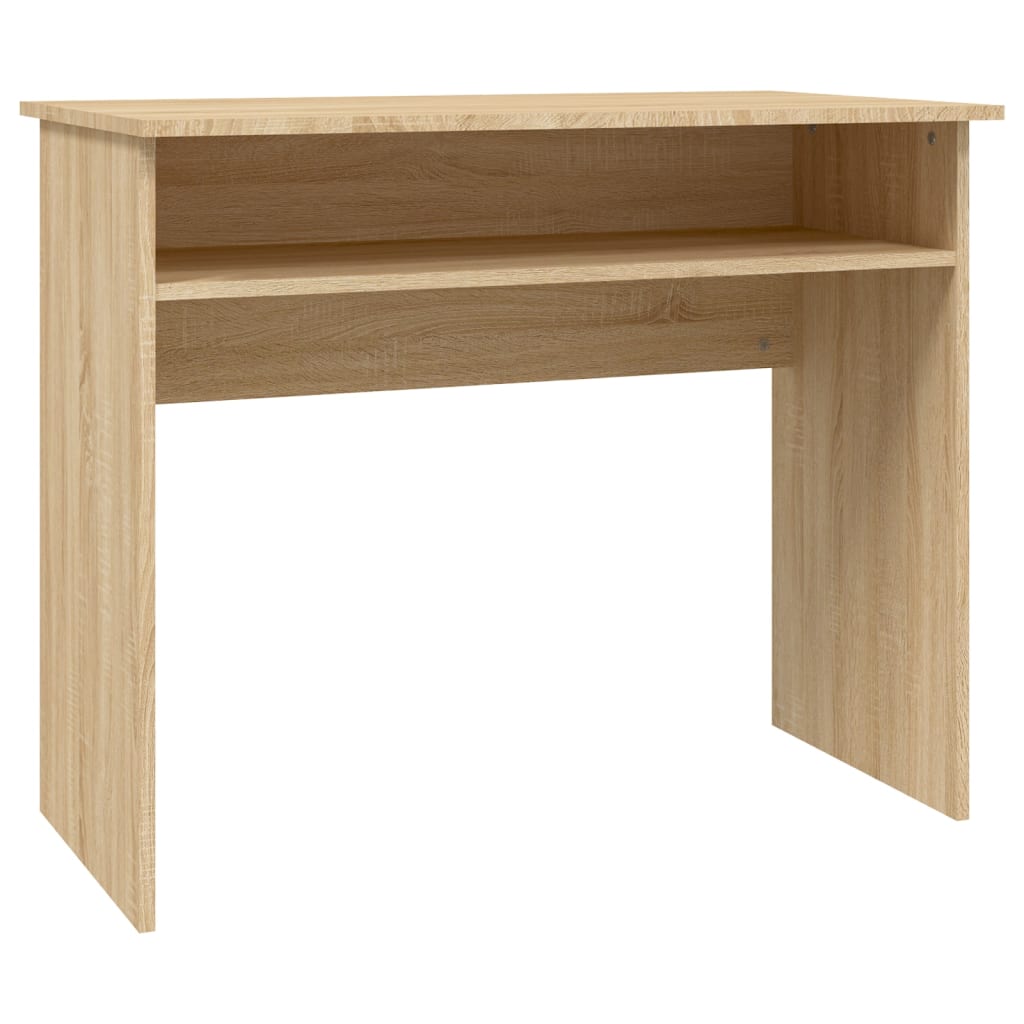 Skrivebord sonoma eik 90x50x74 cm konstruert tre