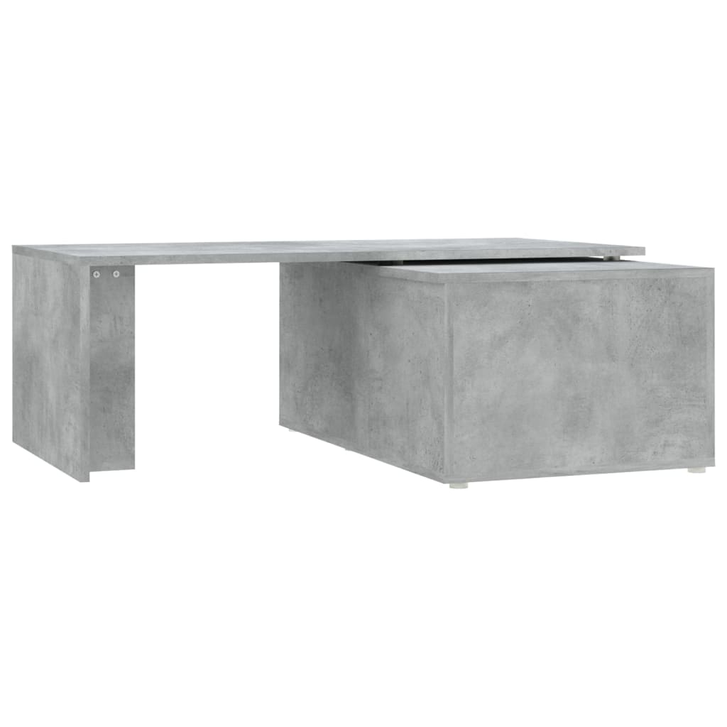Salongbord betonggrå 150x50x35 cm konstruert tre