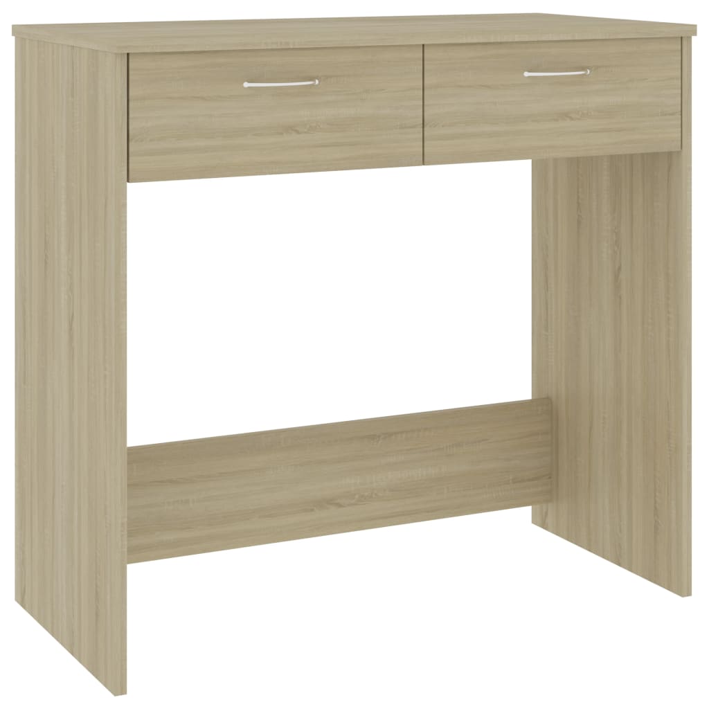 Skrivebord sonoma eik 80x40x75 cm konstruert tre