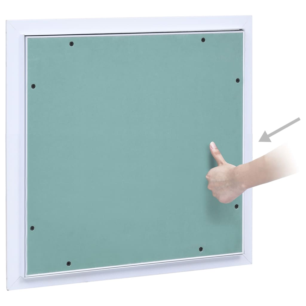 Inspeksjonsluke med aluminiumsramme og gipsplate 300x300 mm