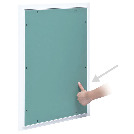 Inspeksjonsluke med aluminiumsramme og gipsplate 300x600 mm