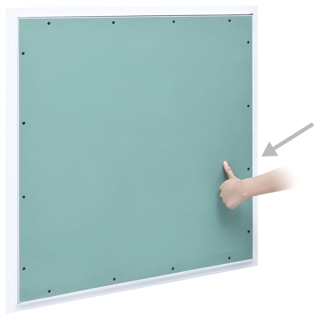 Inspeksjonsluke med aluminiumsramme og gipsplate 500x500 mm
