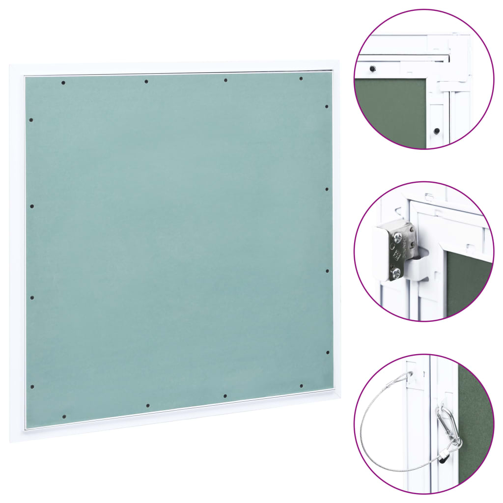 Inspeksjonsluke med aluminiumsramme og gipsplate 700x700 mm