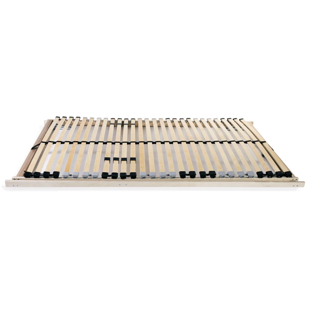 Spilebaser 2 stk med 28 lameller 7 soner 90x200 cm vidaXL