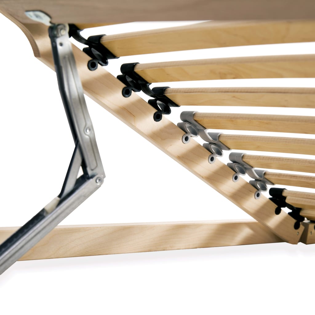 Spilebaser 2 stk med 28 lameller 7 soner 90x200 cm vidaXL