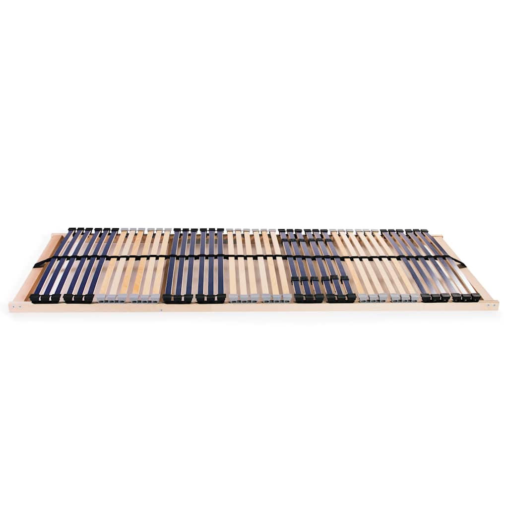 Spilebaser 2 stk med 42 lameller 7 soner 90x200 cm vidaXL