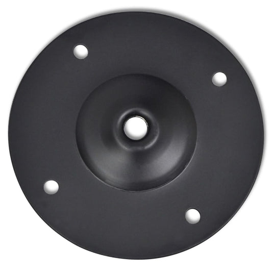 Teleskopiske bordben 4 stk svart 710 mm-1100 mm