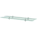 Flytende hyller 2 stk glass 90x10 cm 8 mm