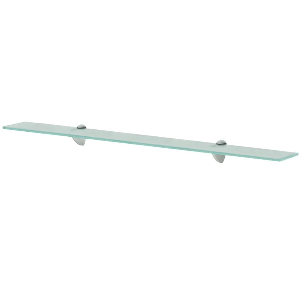 Flytende hyller 2 stk glass 90x10 cm 8 mm