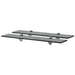 Flytende hyller 2 stk glass 60x10 cm 8 mm