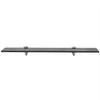 Flytende hyller 2 stk glass 60x10 cm 8 mm