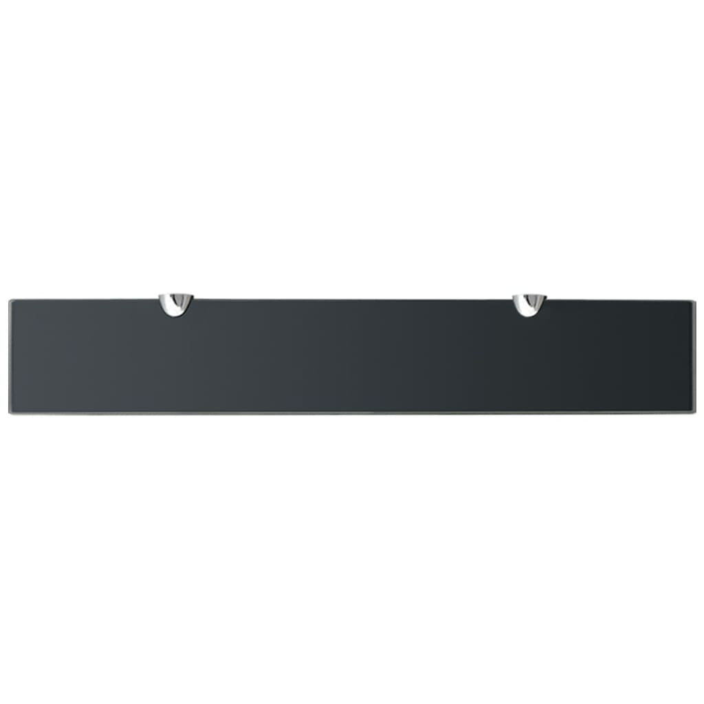 Flytende hyller 2 stk glass 60x10 cm 8 mm