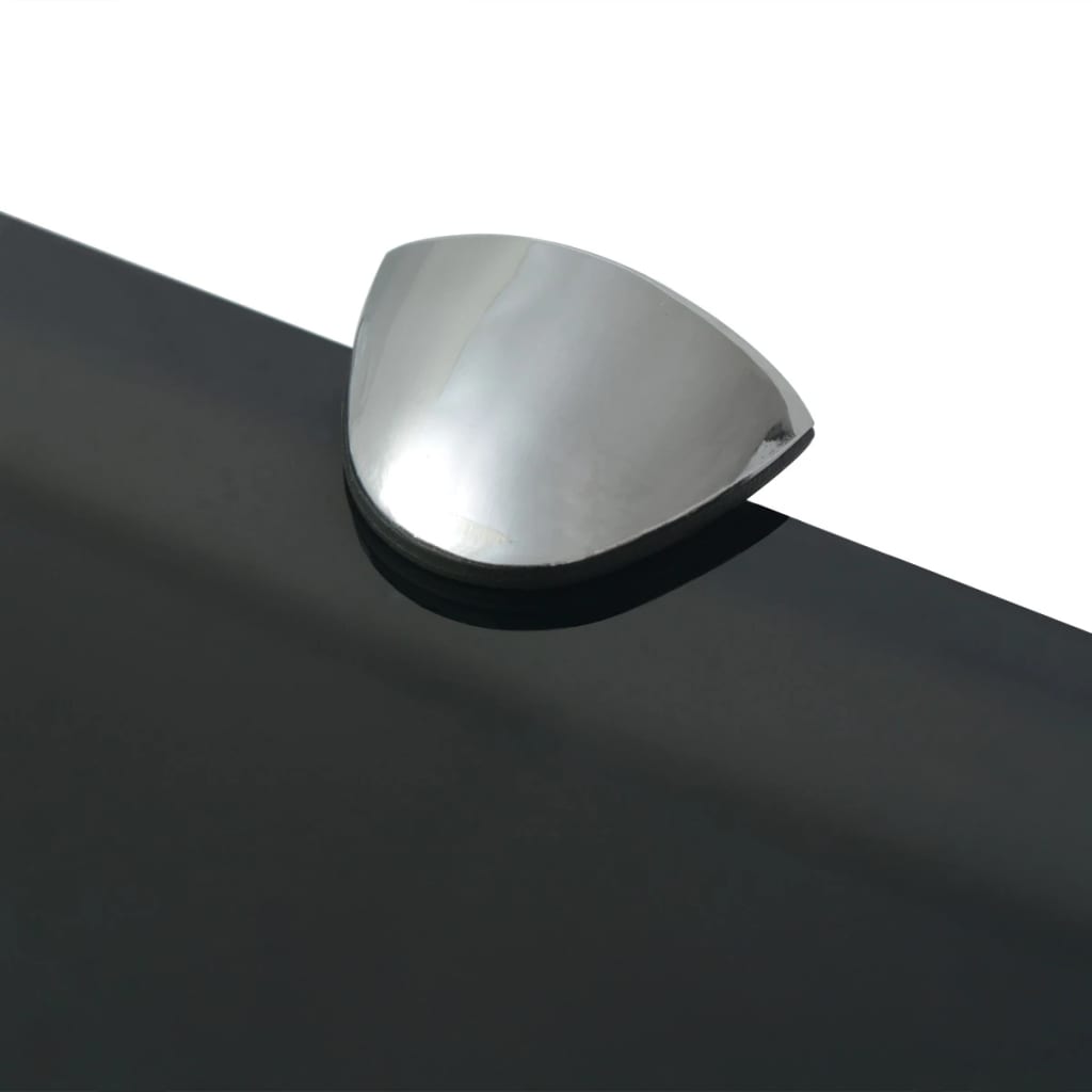 Flytende hyller 2 stk glass 60x10 cm 8 mm