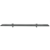 Flytende hyller 2 stk glass 70x10 cm 8 mm