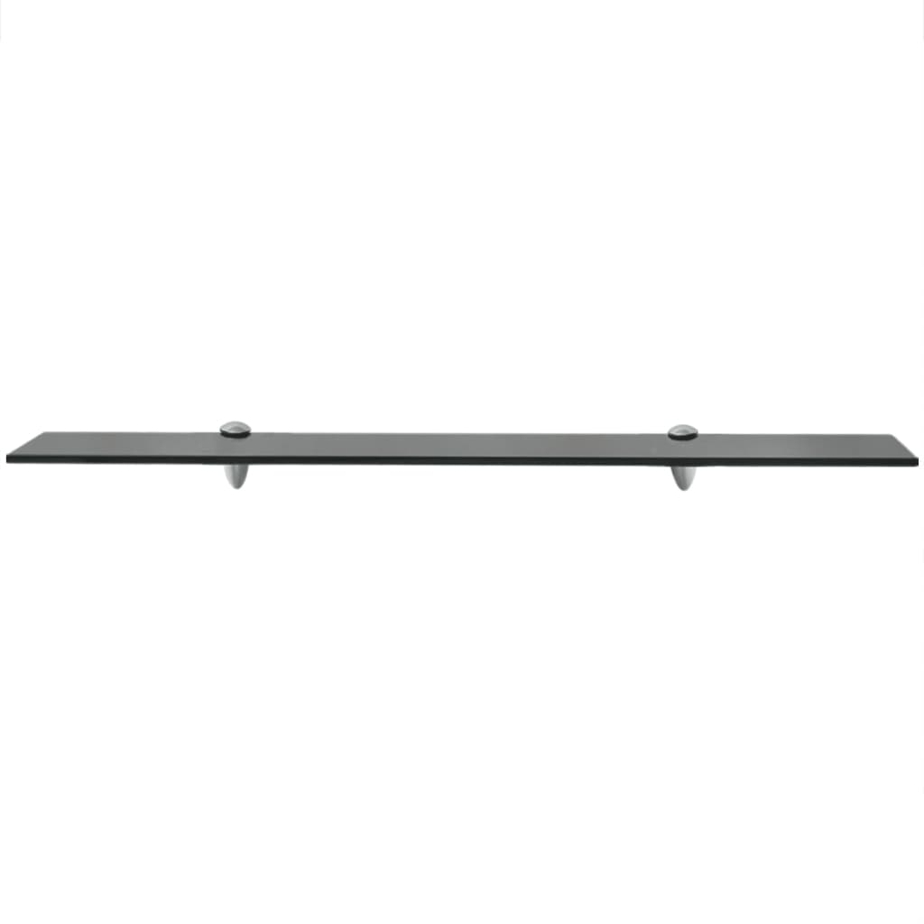 Flytende hyller 2 stk glass 80x10 cm 8 mm