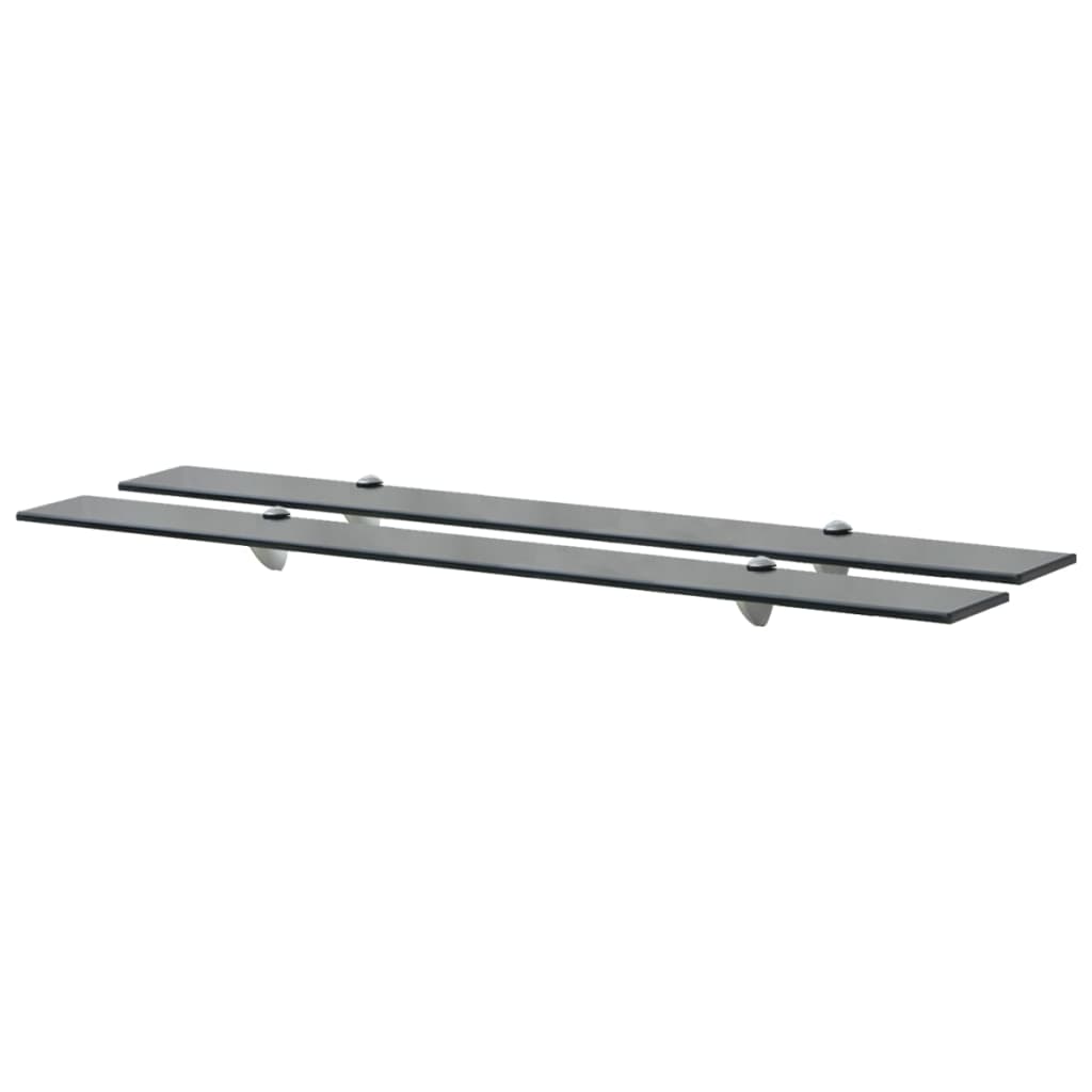 Flytende hyller 2 stk glass 100x10 cm 8 mm
