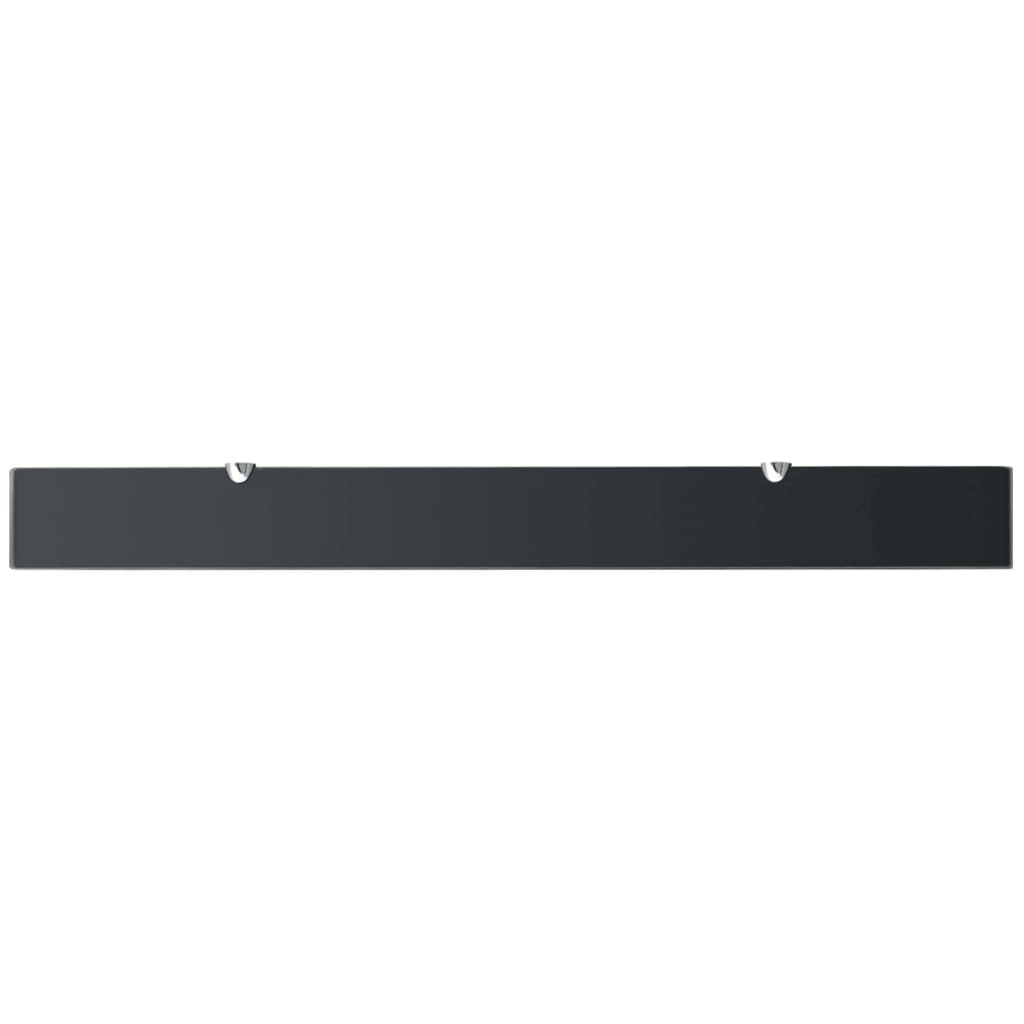 Flytende hyller 2 stk glass 100x10 cm 8 mm