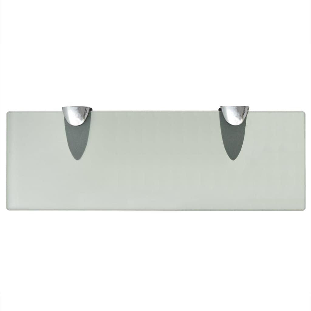 Flytende hyller 2 stk glass 30x10 cm 8 mm