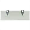 Flytende hyller 2 stk glass 30x10 cm 8 mm