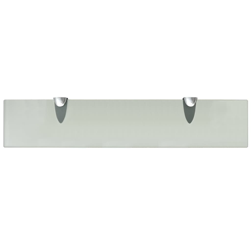 Flytende hyller 2 stk glass 50x10 cm 8 mm