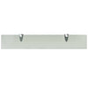 Flytende hyller 2 stk glass 60x10 cm 8 mm